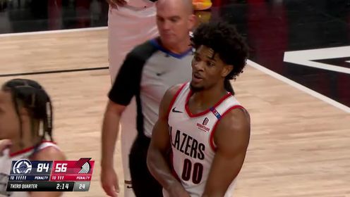 《NBA全场集锦》NBA常规赛：快船vs开拓者第3节中文解说回放