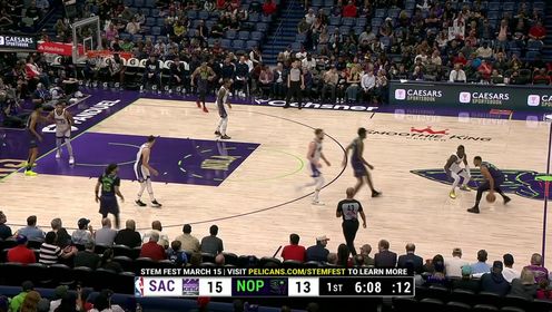 《NBA全场集锦》扣篮掷地有声！萨博尼斯抢断助攻埃利斯反击一步登天