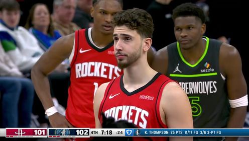 《NBA全场集锦》NBA常规赛：火箭vs森林狼第4节中文解说回放