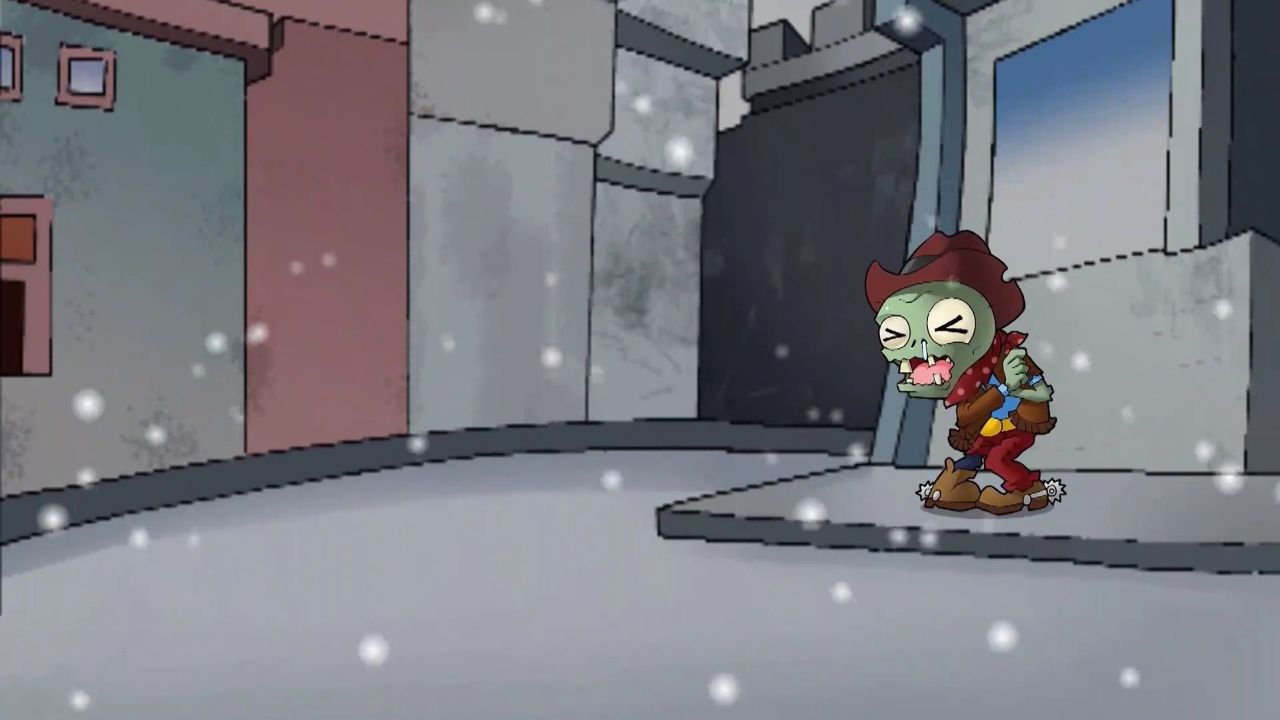 发抖的牛仔僵尸