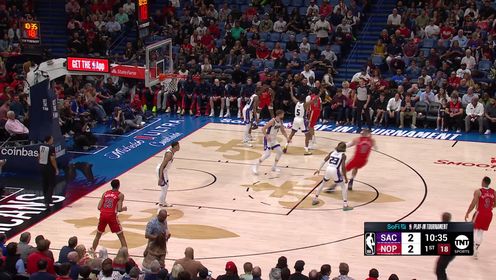 《TOP时刻》20日NBA最佳镜头 萨博尼斯眼疾手快抢断暴扣一条龙