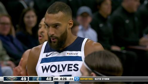 《NBA全场集锦》【回放】鹈鹕vs森林狼第2节中文解说回放