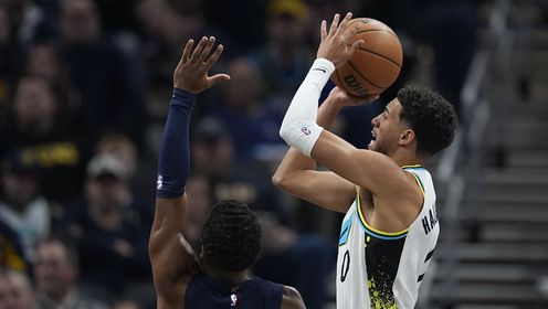 《NBA全场集锦》【球星】哈利伯顿vs奇才集锦 全场21+9准两双串联球队