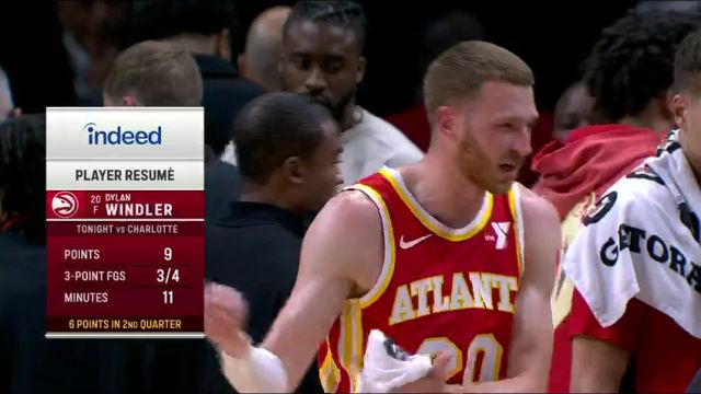 NBA常规赛：黄蜂vs老鹰第2节中文解说回放