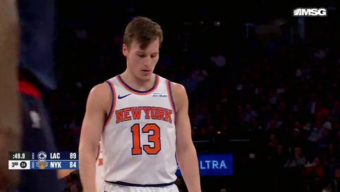 《NBA全场集锦》NBA常规赛：快船vs尼克斯第3节中文解说回放