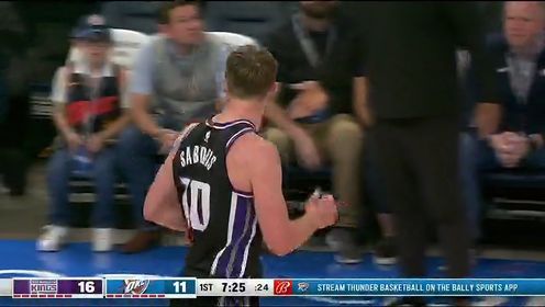 《俄克拉荷马雷霆》NBA常规赛：国王vs雷霆英文原声全场回放