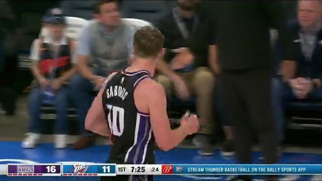 NBA常规赛：国王vs雷霆英文原声全场回放
