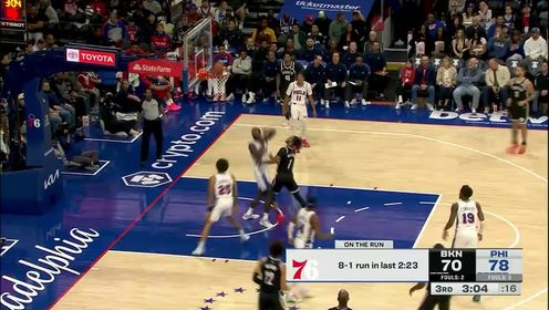 《费城76人》【回放】NBA季前赛：篮网vs76人第3节中文解说回放