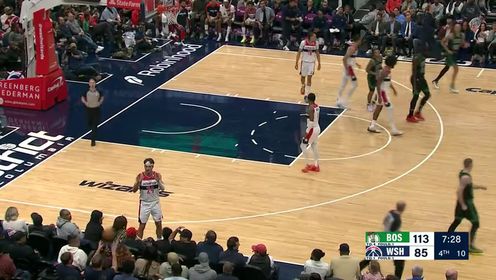 《NBA全场集锦》【回放】NBA常规赛：凯尔特人vs奇才第4节中文解说回放