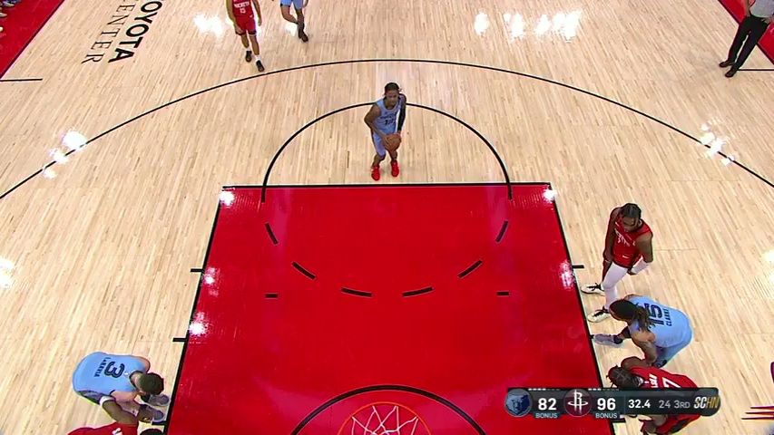 灰熊vs火箭 NBA常规赛：灰熊vs火箭第3节英文原声回放