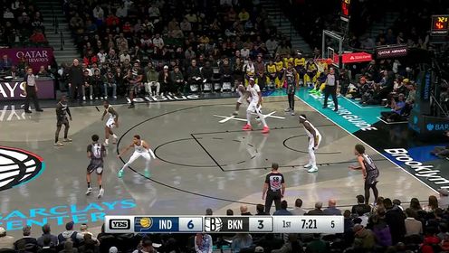 《布鲁克林篮网》【回放】NBA常规赛：步行者vs篮网第1节英文原声回放