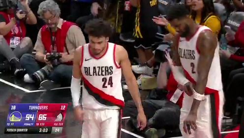 《波特兰开拓者》【回放】NBA常规赛：勇士vs开拓者第4节中文解说回放