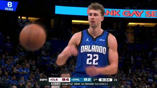 NBA季后赛：骑士vs魔术第4节英文原声回放