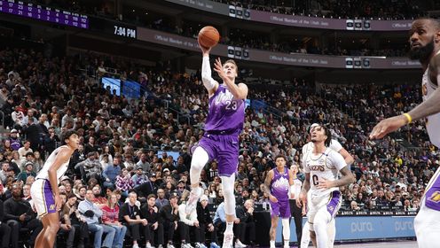 《NBA全场集锦》【球星】马尔卡宁vs湖人集锦 外线手感火热5记三分拿下22分7篮板