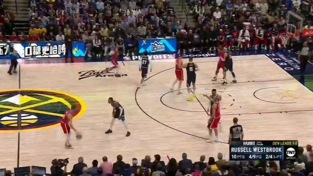 NBA季后赛:快船vs掘金G2第4节英文原声回放