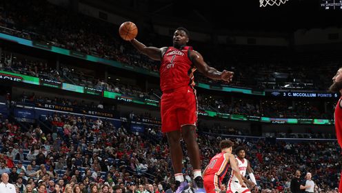 《NBA全场集锦》【球星】锡安vs火箭集锦 全场28+8+4突破快下难救主