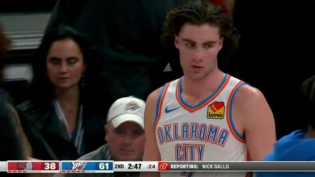 NBA常规赛：开拓者vs雷霆第2节英文原声回放