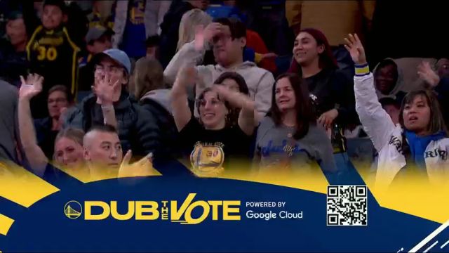 NBA常规赛：猛龙vs勇士第4节英文原声回放