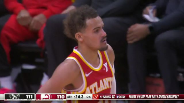 篮网vs老鹰第4节中文解说回放