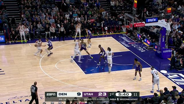 约基奇vs爵士集锦 全场27+11+6难阻球队失利