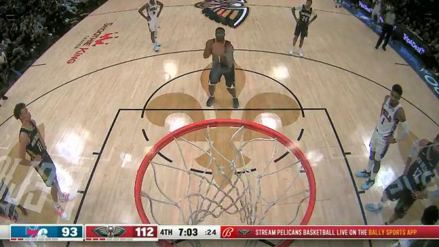 76人vs鹈鹕第4节英文原声回放