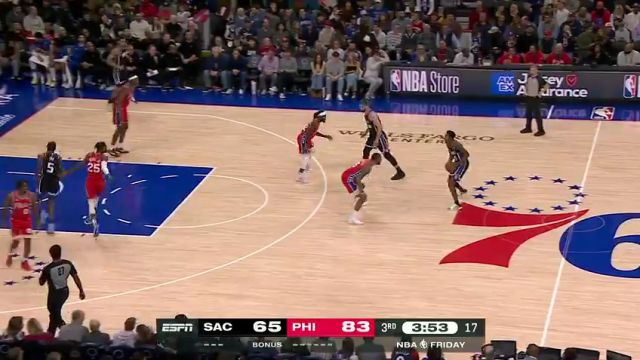 国王vs76人英文原声全场回放