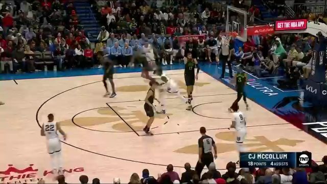 NBA常规赛：灰熊vs鹈鹕第4节中文解说回放