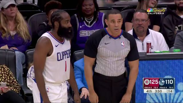 NBA常规赛：快船vs国王第4节中文解说回放