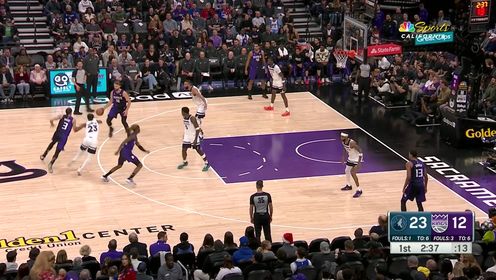 《NBA全场集锦》得分游刃有余！萨博尼斯闲庭信步单吃戈贝尔轻松得手