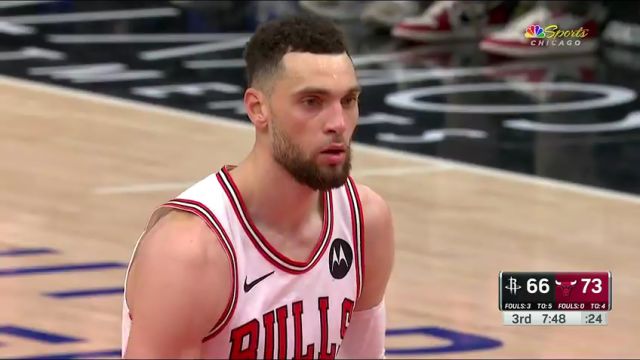 NBA常规赛：火箭vs公牛第3节中文解说回放