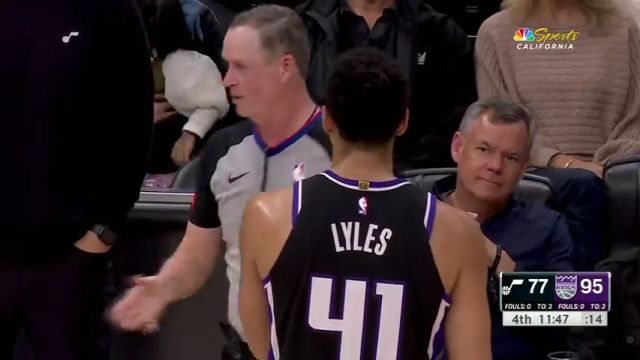 NBA常规赛：爵士vs国王第4节中文解说回放