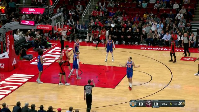 速度慢但是难度高 申京慢三步变向轻取2+1投篮