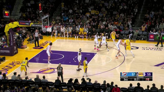 拉塞尔vs雷霆集锦 拿下全场最高26分 末节连飚三记三分杀死比赛