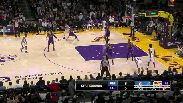 该支棱起来就得支棱 哈里斯迎着浓眉里夫斯强收2+1