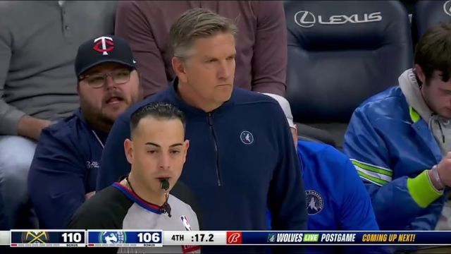 NBA常规赛：掘金vs森林狼第4节中文解说回放