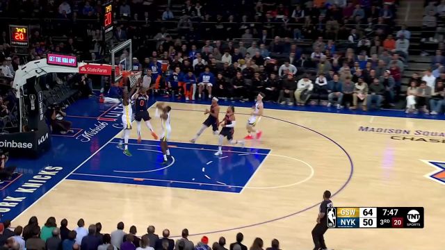 布伦森vs勇士集锦 全场砍下27+5+5对轰库里难救主