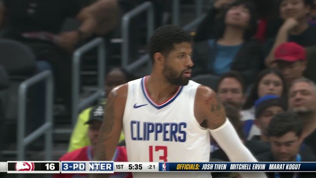 还得是登哥的饼香！哈登快速上球助力乔治三分命中