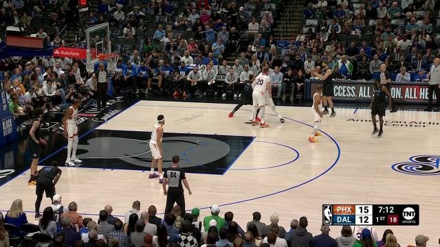 NBA常规赛：太阳vs独行侠英文原声全场回放