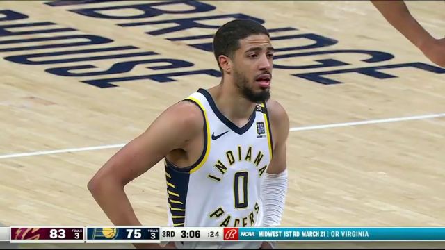 NBA常规赛：骑士vs步行者第3节中文解说回放