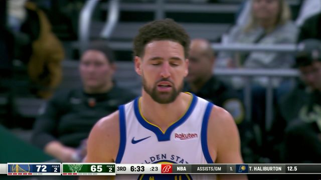 前途不可限量 克莱汤普森第2339记三分暂时超越詹姆斯升至历史第七