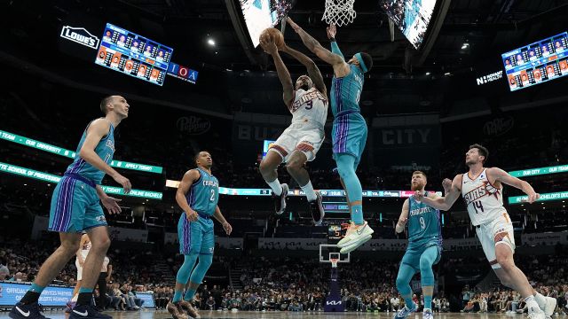 太阳107-96黄蜂 布克21+6+11太阳六人上双轻取黄蜂