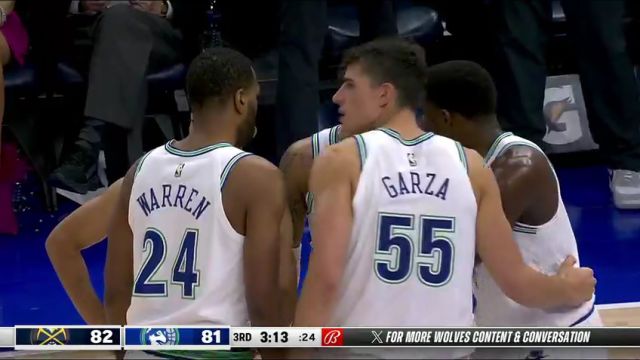 NBA常规赛：掘金vs森林狼第3节中文解说回放