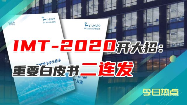 IMT2020开大招: 重要白皮书二连发!