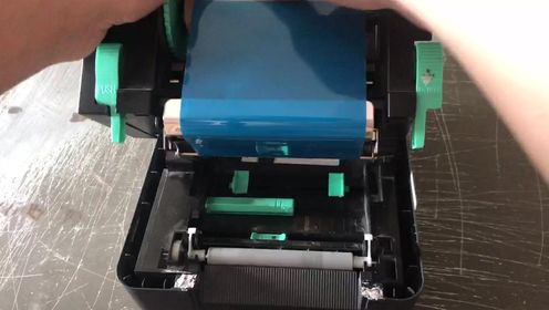 芯烨打印机更换碳带教程