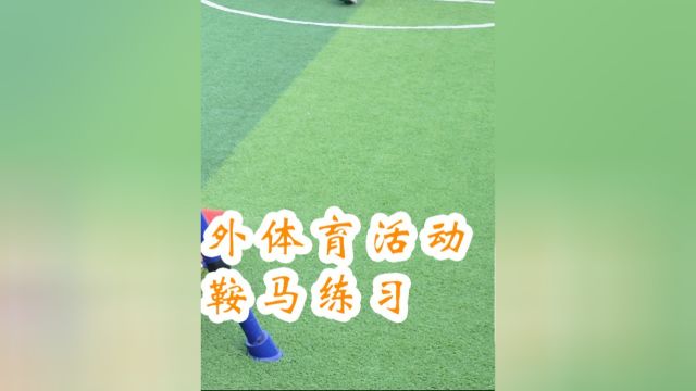 郑煤机幼儿园 户外体育活动跳鞍马 6 / 6