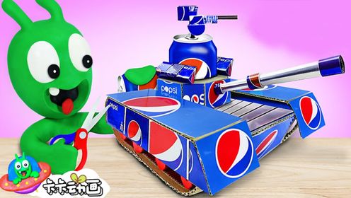 趣玩动画：卡卡和大大发起了的坦克之战，谁能获得最后的胜利呢？