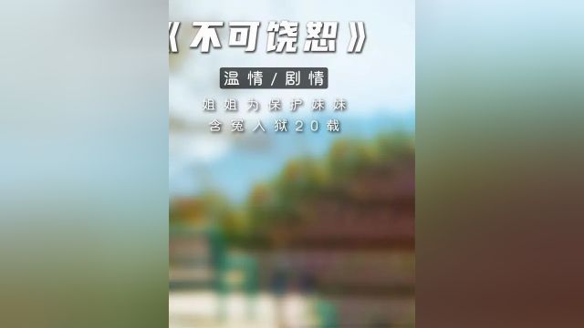 《不可饶恕》第3/3集,对“姐姐”这个词诠释最好的一部电影!