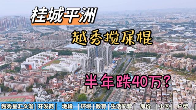 佛山楼市:桂城平洲越秀新盘售价大降,是市场波动还是价值回归?