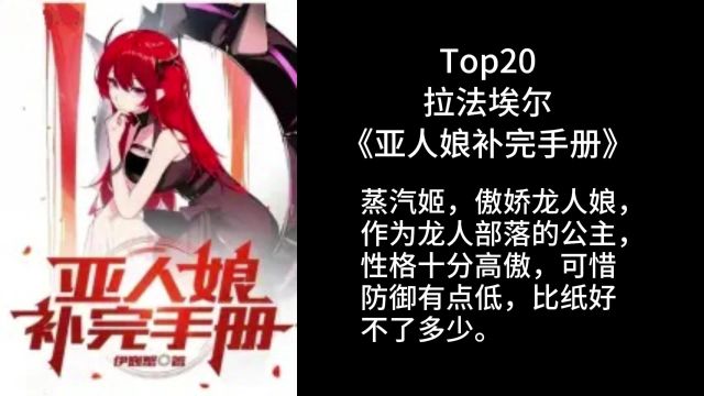 网文领域塑造最好的傲娇角色top20,听说傲娇退环境了?