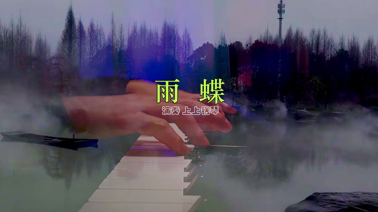 《雨蝶》钢琴版,上上钢琴演奏纯音乐_高清1080P在线观看平台_腾讯视频